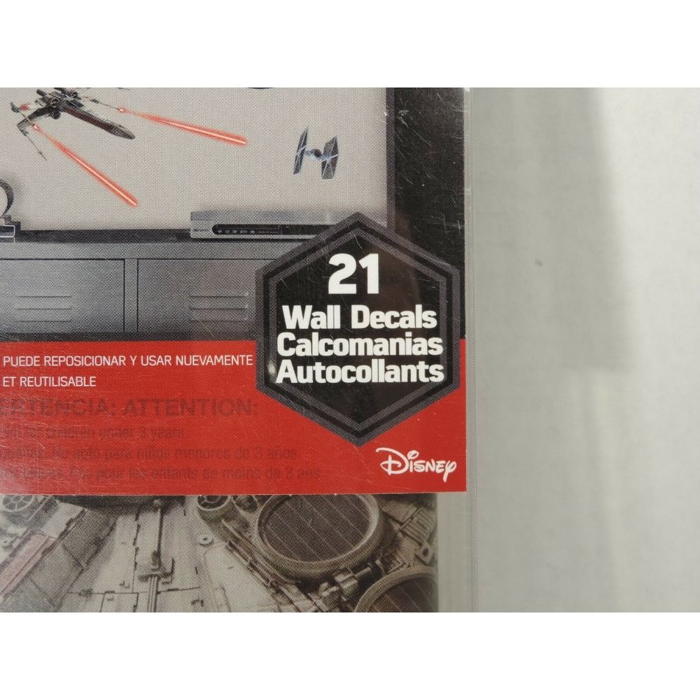 Disney Star Wars 21 Wall Decals Stickers Removable Repositionable Reusable Home - Picture 5 of 12